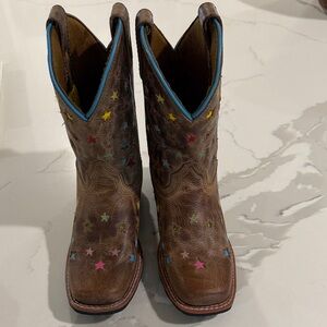 Dan Post Kids Brown Star Boots